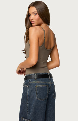 Teaghan Triangle Fitted Bodysuit image number 3