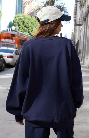 Navy Lanikai Hawaii Crew Neck Sweatshirt image number 4