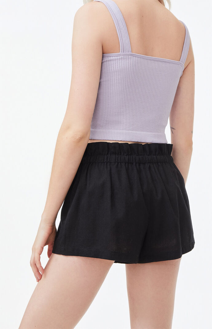 Tie Front Shorts