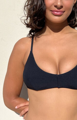 Ribbed Scoop Neck Bikini Top image number 5