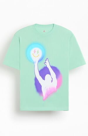 Green J Balvin Hoops T-Shirt image number 1