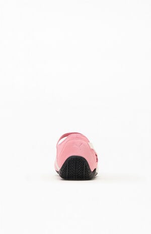 Women's Pink & White Speedcat Ballet Sneakers image number 3