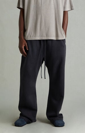 Vintage Black Fleece Flare Sweatpants image number 3