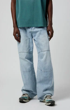 Blake Extreme Baggy Jeans Cargo Light Blue image number 1