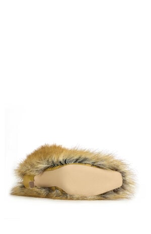 Lourdanne Tan Faux Fur Redfox Stiletto Boots image number 5
