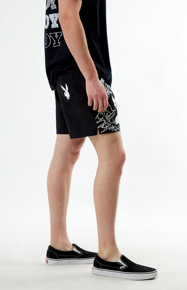 Playboy By PacSun Vapor 5.5" Swim Trunks