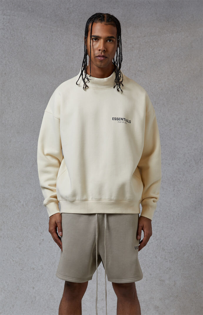 fear of god mock neck sweatshirt