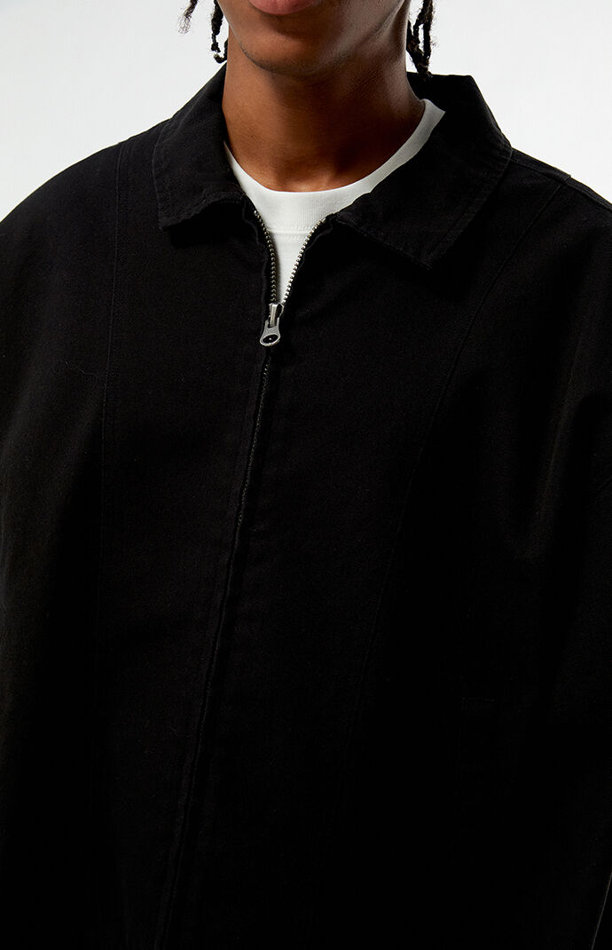 Pacsun Black Double Seams Gas Jacket | Pacsun