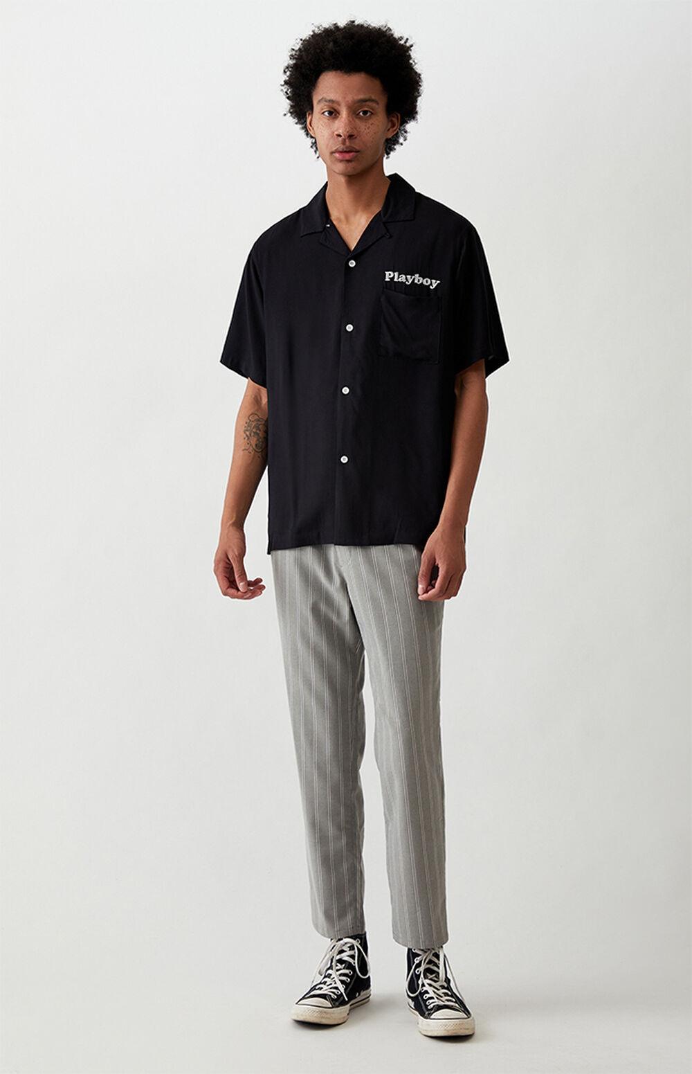 Playboy By PacSun Collar Camp Shirt PacSun