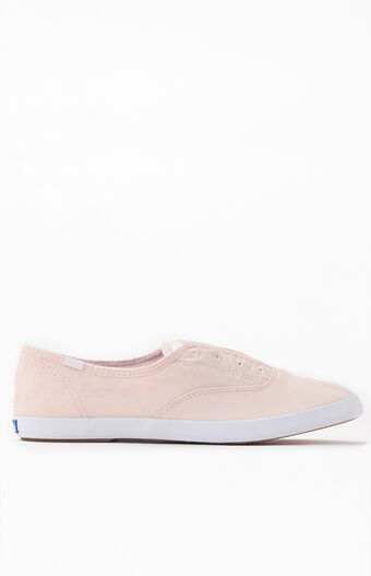 Keds Women S Light Pink Chillax Seasonal Solid Sneakers Pacsun