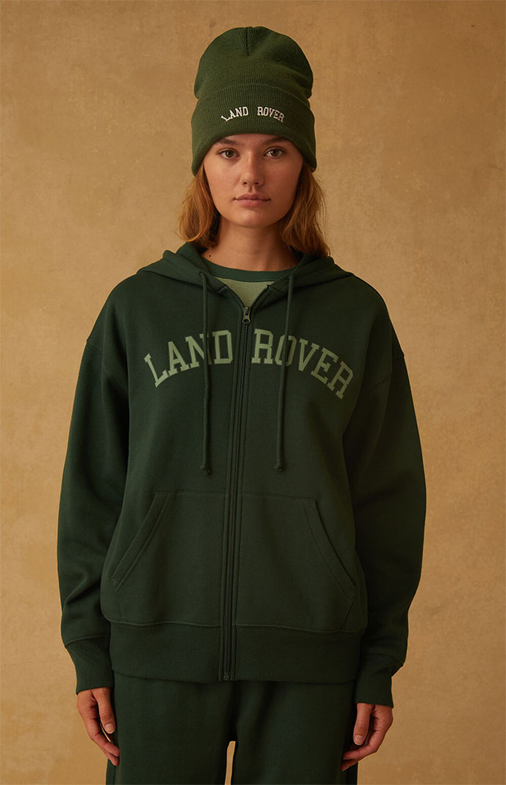 Land Rover Institutional Tonal Full Zip Hoodie PacSun