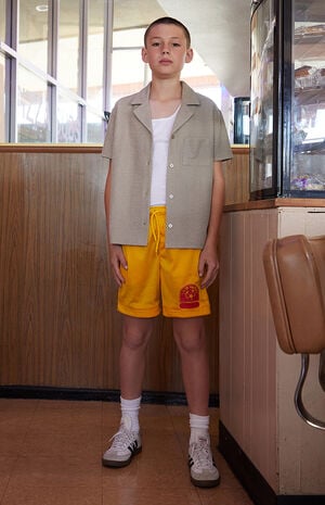 Club Pac Gold Mesh Soccer Shorts