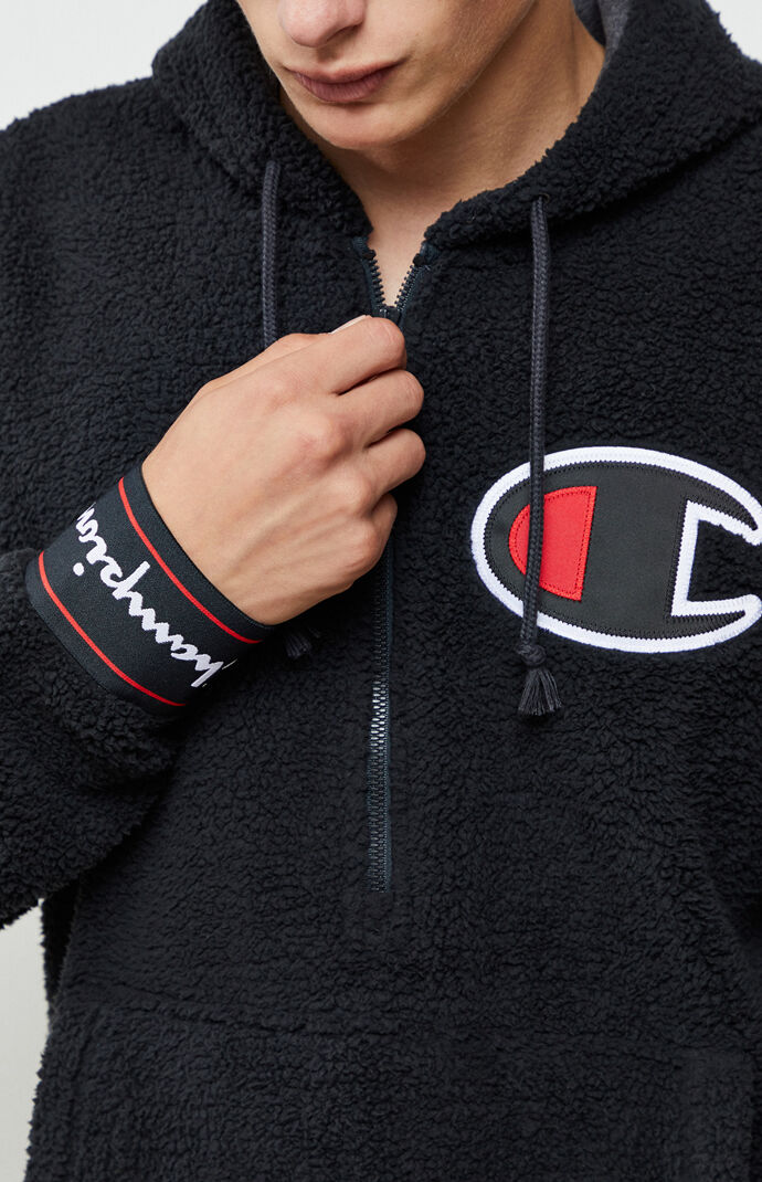Champion sherpa overhead clearance hoodie