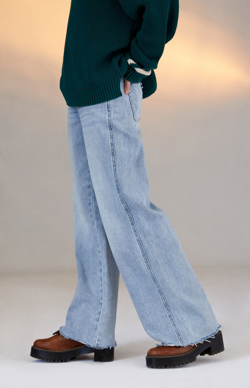 Darrie Baggy Jeans - Pacific Blue