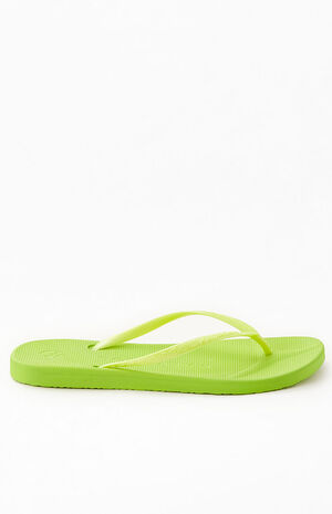Women's Green Playa Sandals image number 2
