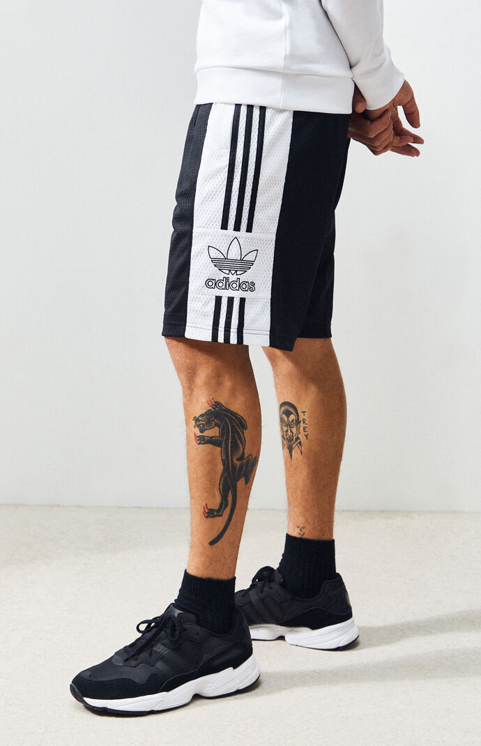 Black Mesh OTLN Active Shorts