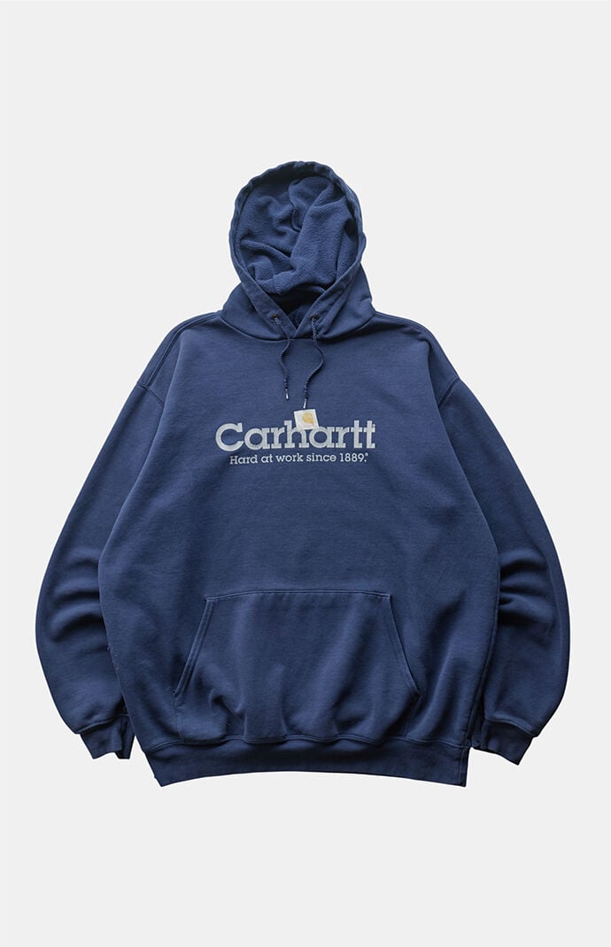 PS VINTAGE 2000s Navy Carhartt Hoodie | Pacsun