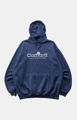 2000s Navy Carhartt Hoodie image number 1