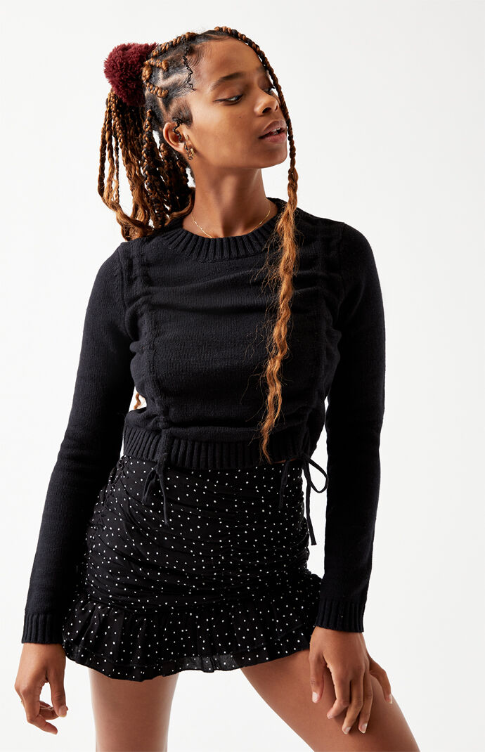 Cinched Pullover Sweater