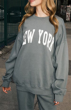 New York Crew Neck Sweatshirt