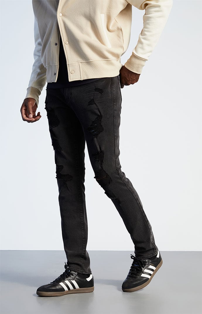 Pacsun black jeans mens deals