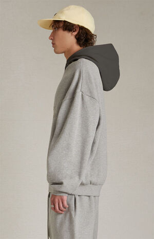 Fear of God ESSENTIALS Dark Heather Oatmeal Ink Nylon Fleece