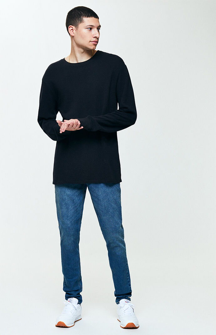 Dark Stacked Skinny Jeans
