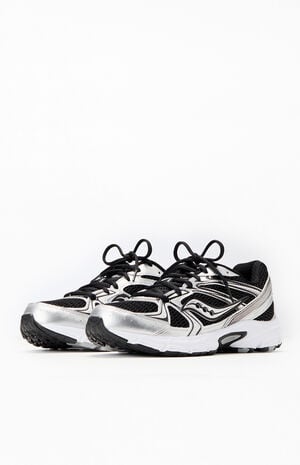 Women's Black & Silver Ride Millennium Sneakers image number 2