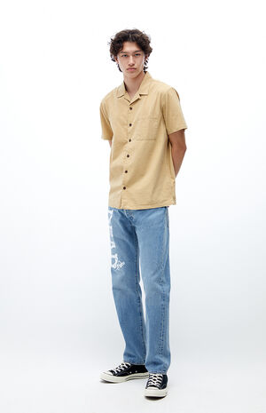 Brown Pocket Resort Camp Shirt Brown Pocket Resort Camp Shirt image number null