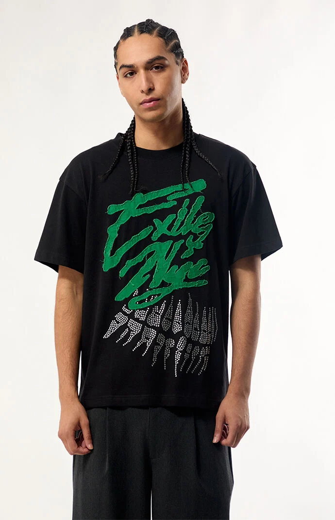 EXILE TETSUYA JUNCTION Tシャツ EXILE NYC Grin Logo T-Shirt | Pacsun