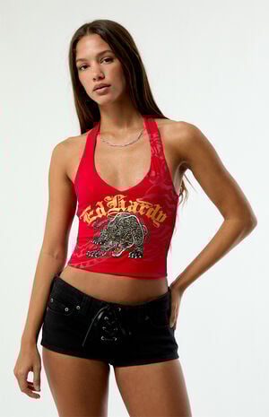 Leopard Panther Halter Top image number 1