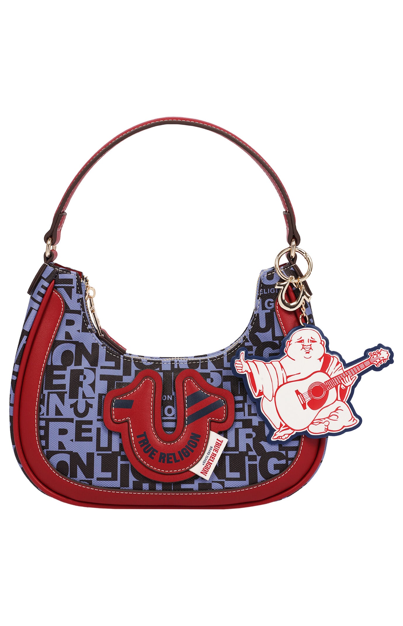 True Religion Graphic Horseshoe Hobo Bag