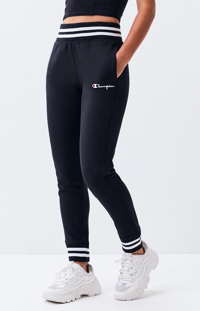 champion reverse weave yarn dye joggers