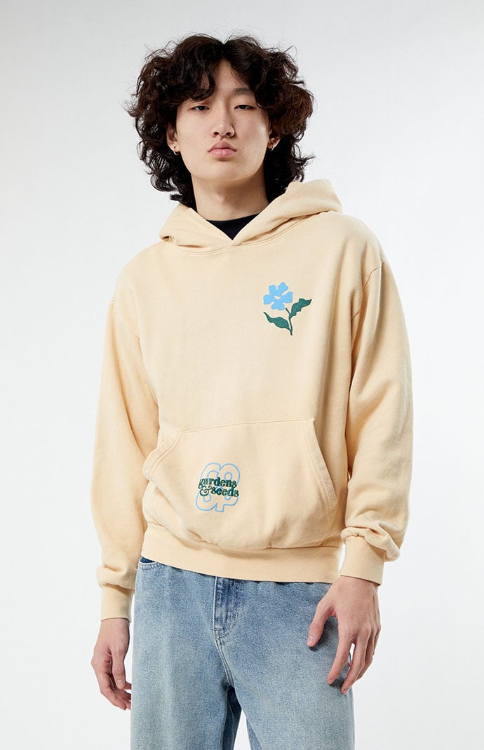 Mens flower hoodie discount