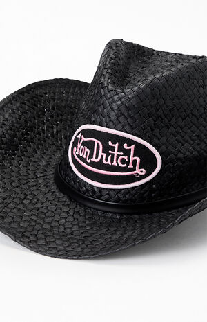 Von Dutch California West Coast - Cappellino Unisex Snapback Regolabile, Nero