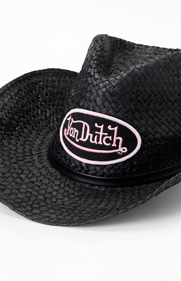 Von Dutch FanFix Woven Straw Cowboy Hat Embroidered Rare 0643610520013NEW_00_001.jpg?sw=600 main image 2