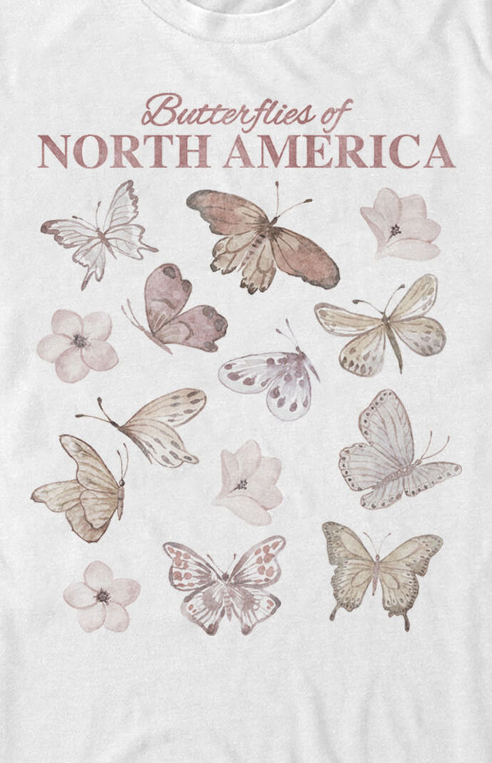 Watercolor Butterfly Chart T-Shirt