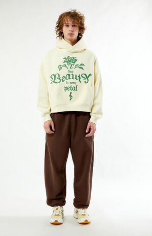 Brown Reverse Weave Carpenter Sweatpants image number 4