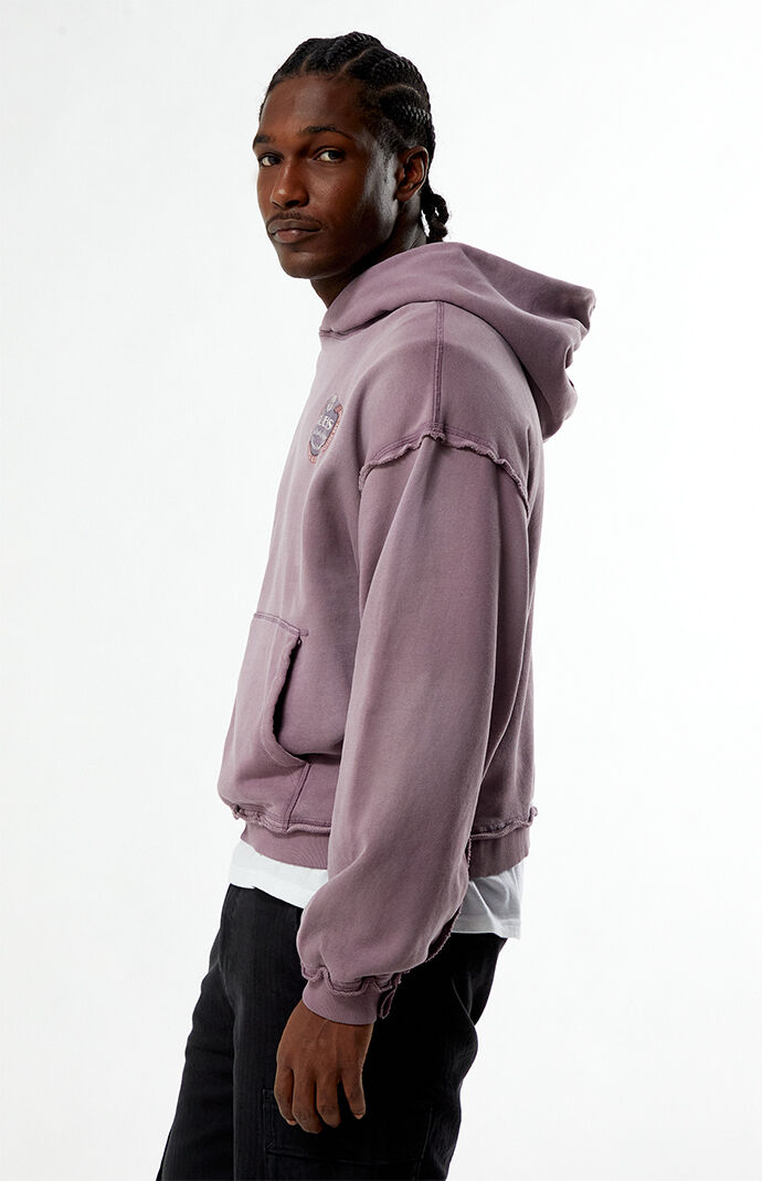 GUESS Originals Purple Classic Boxy Hoodie | Pacsun
