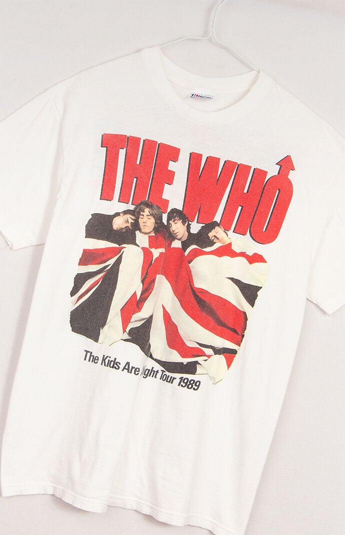 vintage 1989 The Who The Kids Are Alright Tour Local Crew Shirt