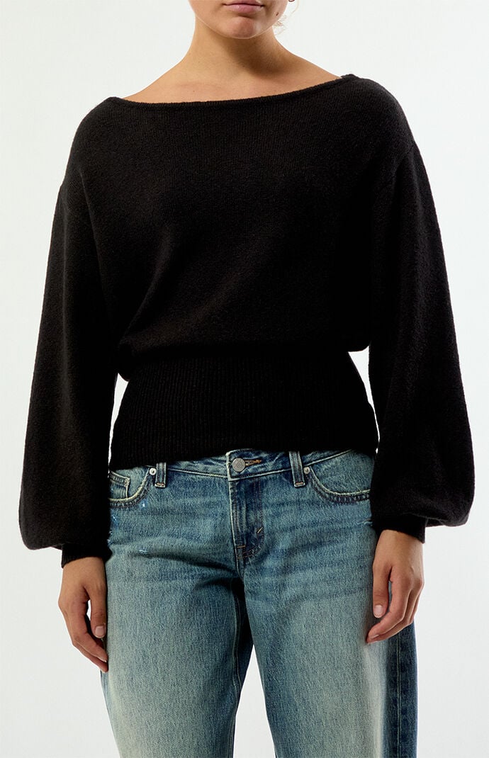 Your Favorite Harley Off-The-Shoulder Sweater