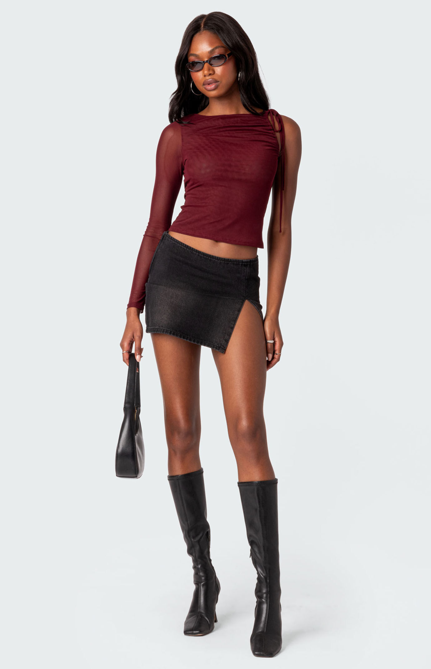 Women's Slender One Shoulder Top | Lands' End