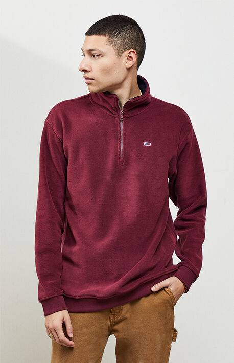 Mock Neck Polar Fleece Pullover