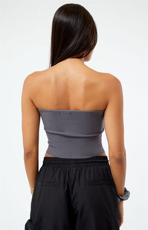 Basic Sweater Tube Top image number 4
