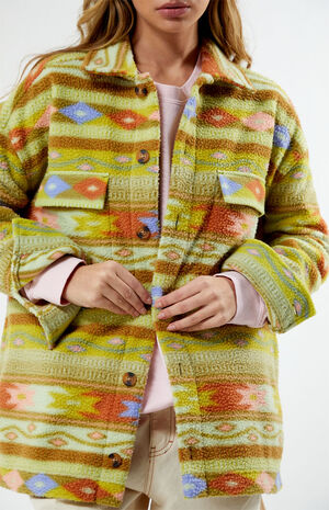 Happy Camper Sherpa Shacket image number 1