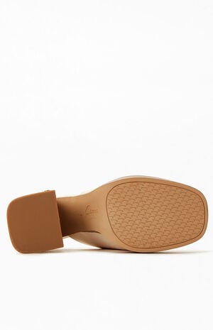 Women's Cream Shay Heeled Mules image number 5