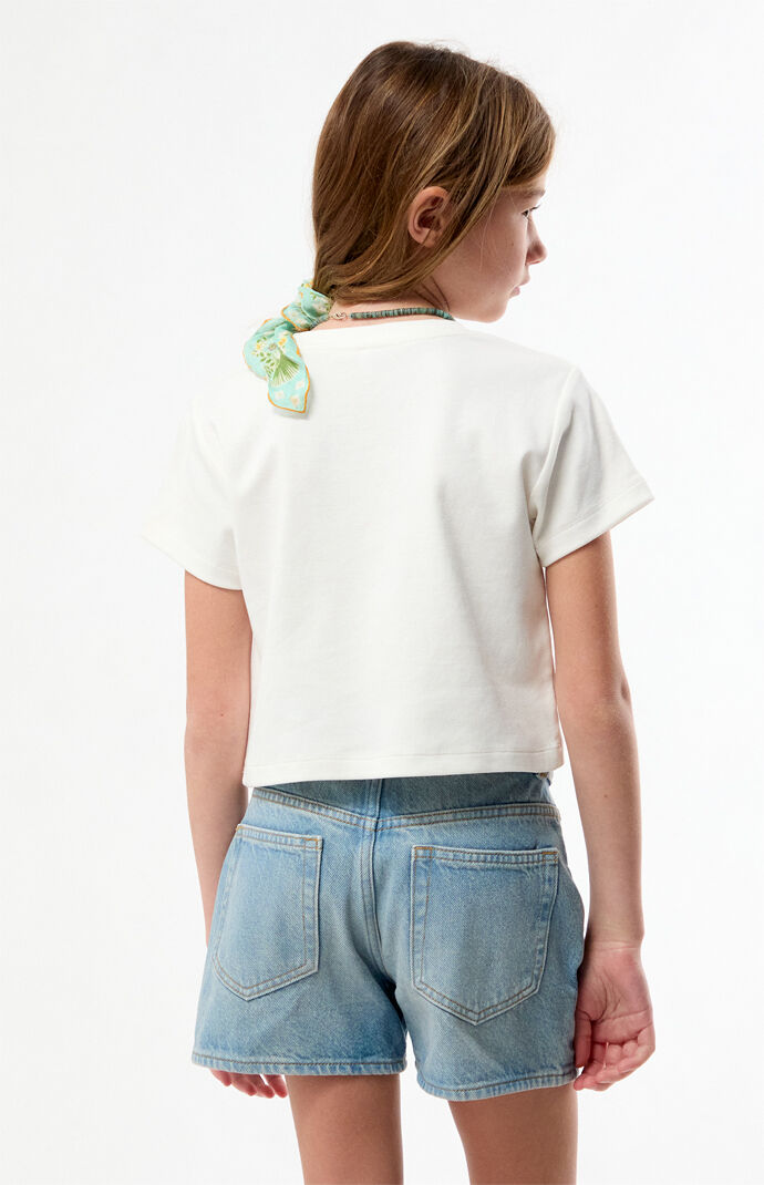 Pacsun Kids Baggy Denim Shorts Medium Blue