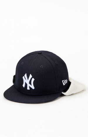 NY Yankees Winter Dog Ear Fitted Hat image number 4
