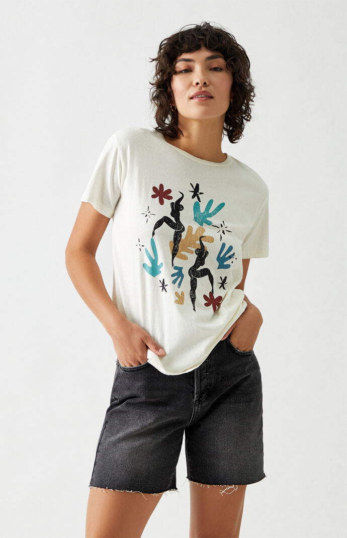 Flower Dancers Boyfriend T-Shirt