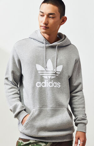 adidas Heather Pullover Hoodie PacSun